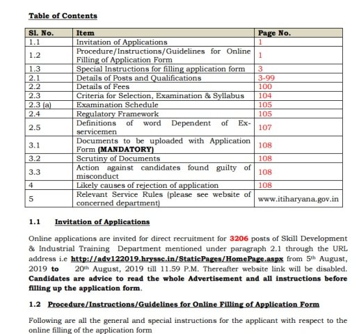 direct recruitment in haryana staff selection commission