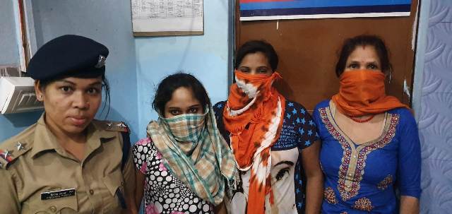 three girls arrested for obscene acts in haridwar
