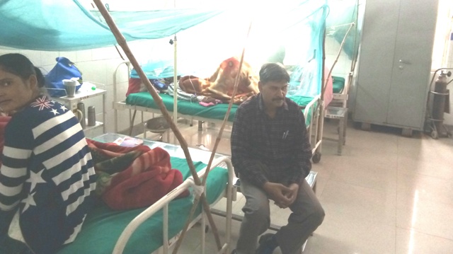 dengue patient admitted in hospital in haridwar