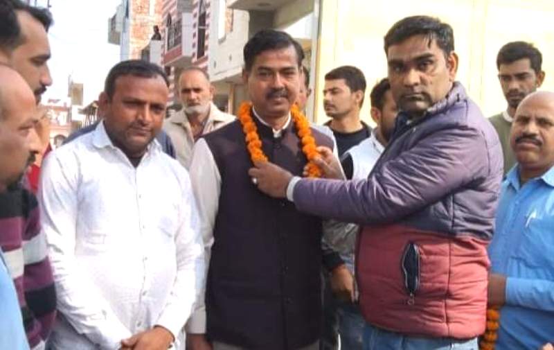 BJP mla adesh chauhan from ranipur face protest of local public