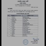 second list of bjp issued