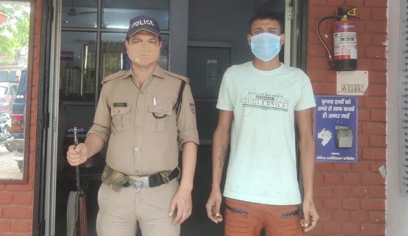 son arrested for beaten up his mother in uttarakhand rishikesh