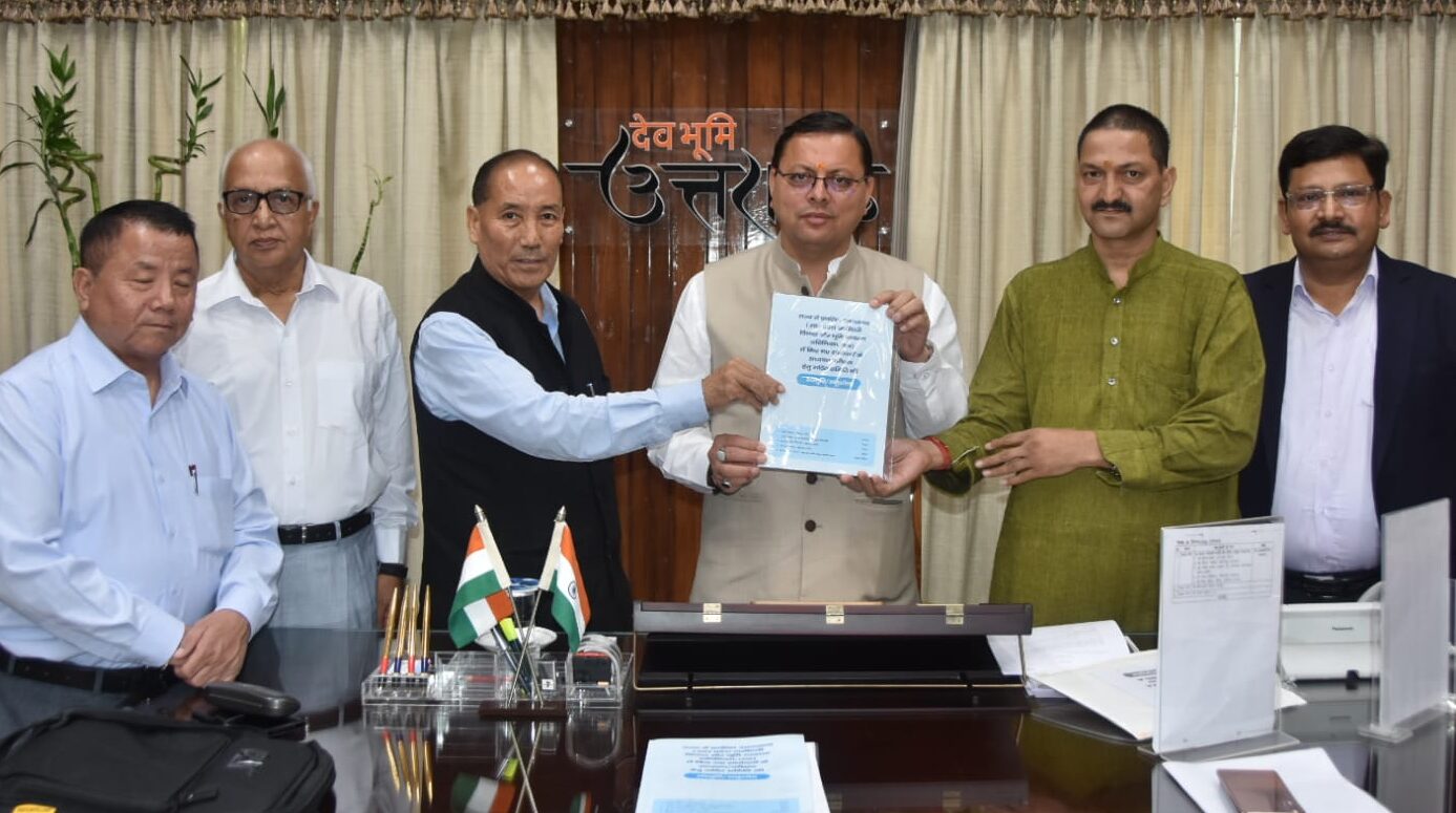 land law committee submitted its report to uttarakhand government