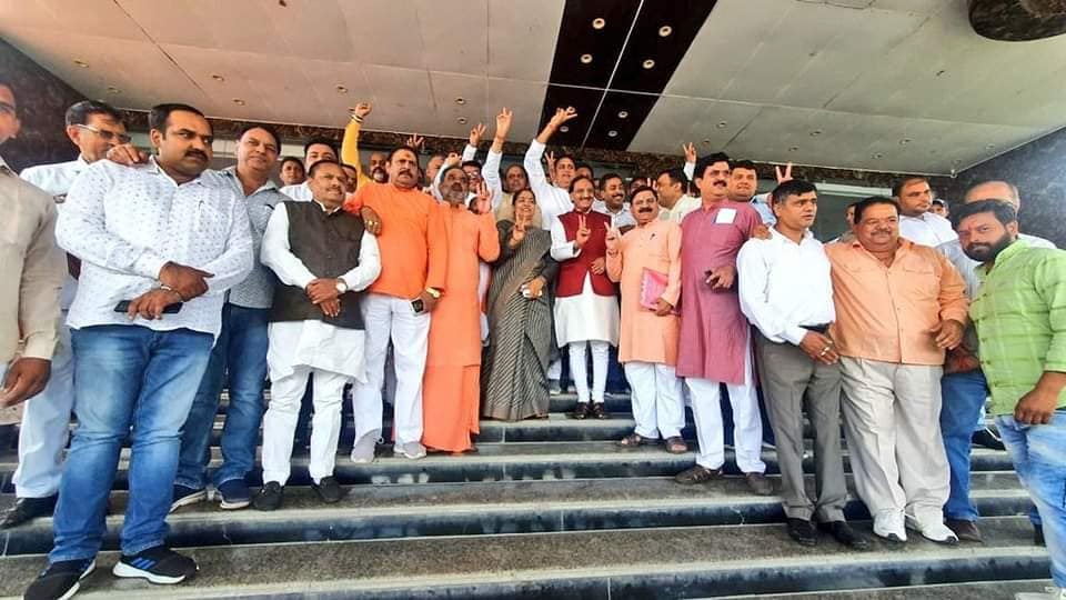 BJP won unopposed in Haridwar panchayat elections Swami Yatishwaranand