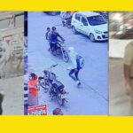 encounter in Haridwar two police constable injured in firing of criminals cctv footage