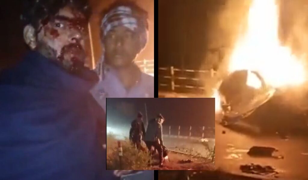 Rishabh Pant Accident in Haridwar many video viral on social media