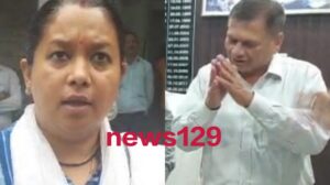 MLA Anupama Rawat कांग्रेस विधायक ने बीमार अफसर को माफी मांगने पर मजबूर किया, गुस्सा, देखें वीडियो