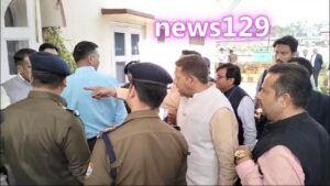 BJP Leader Viral Video भाजपा जिलाध्यक्ष को फिर रोका, इस बार तो बिफर गए नेताजी, देखें वीडियो