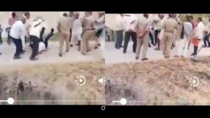 Farmer Viral Video किसान का थप्पड़ नहीं झेल पाए अफसर बाबू, मारी गुलाटी, देखें वायरल वीडियो