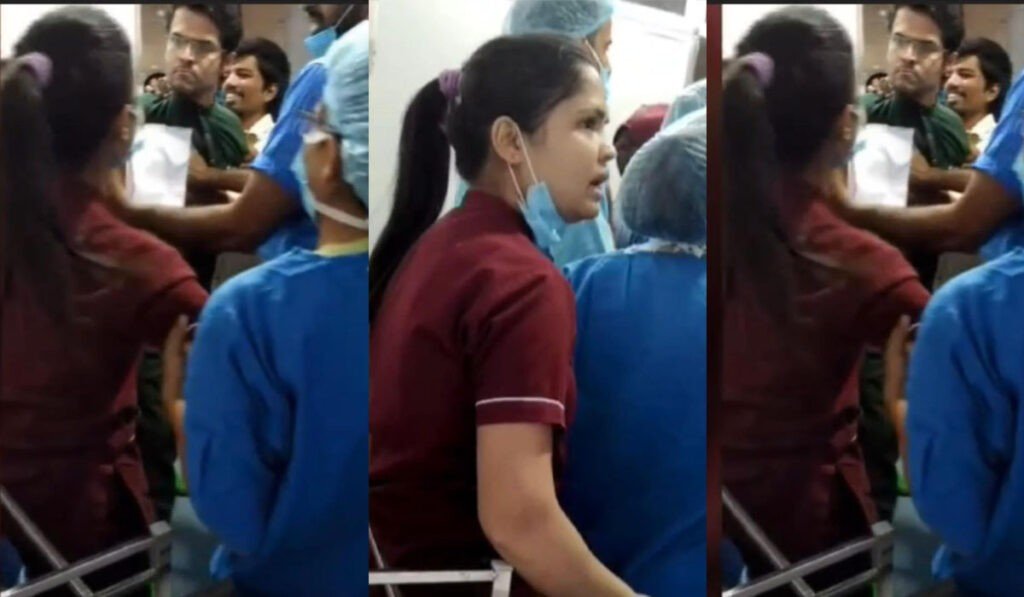 Aiims Rishikesh Viral Video: डॉक्टर ने नर्स को मारा थप्पड़, बोले अपशब्द, वायरल वीडियो के बाद एक्शन 2 Aiims Rishikesh Viral Video: डॉक्टर ने नर्स को मारा थप्पड़, बोले अपशब्द, वायरल वीडियो के बाद एक्शन