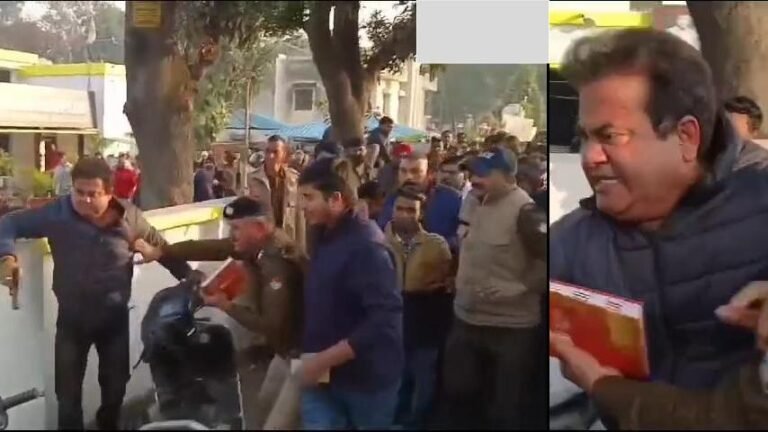 MLA Umesh Kumar Viral Video प्रणव के पीछे तमंचा लेकर दौड़े विधायक उमेश कुमार, फिर क्या हुआ देखें वीडियो