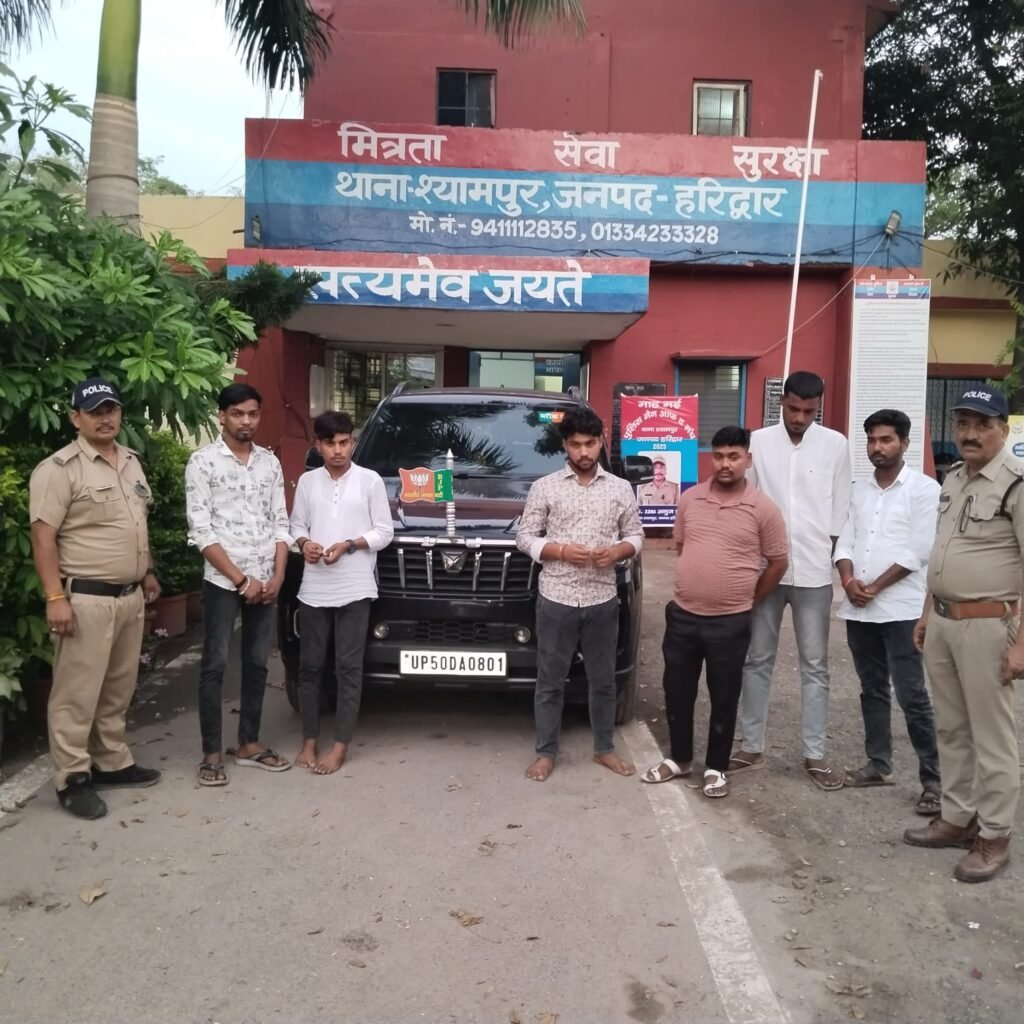 ऑपरेशन लगाम: चचा विधायक हैं हमारे, श्यामपुर पुलिस ने सिखाया क़ानून का पाठ, हूटर काली फिल्म लगी गाड़ी सीज 2 1000539062
