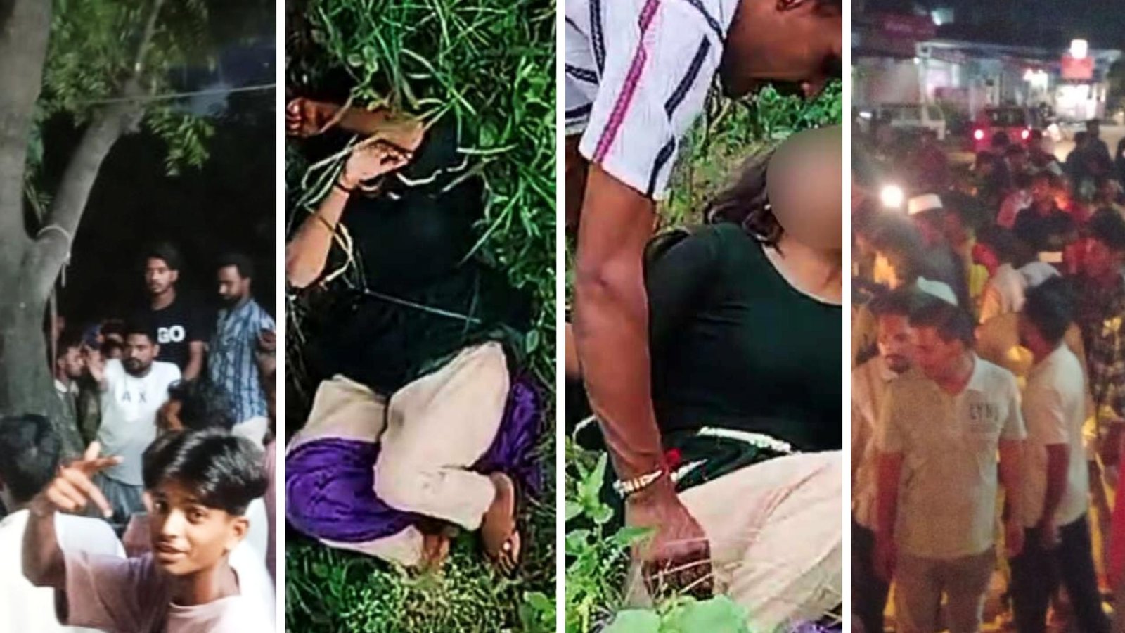 किशोरी से गैंगरेप का आरोप, पकड़े जाने के डर से लड़की को छत से नीचे फेंका, ग्रामीणों का प्रदर्शन, पुलिस जांच में जुटी