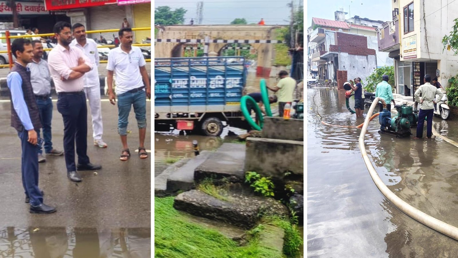 IAS Nandan Kumar मूसलाधार ​बारिश नहीं डिगा पाई निगम के अफसरों का हौंसला, जलभराव प्रभावित इलाकों में त्वरित एक्शन