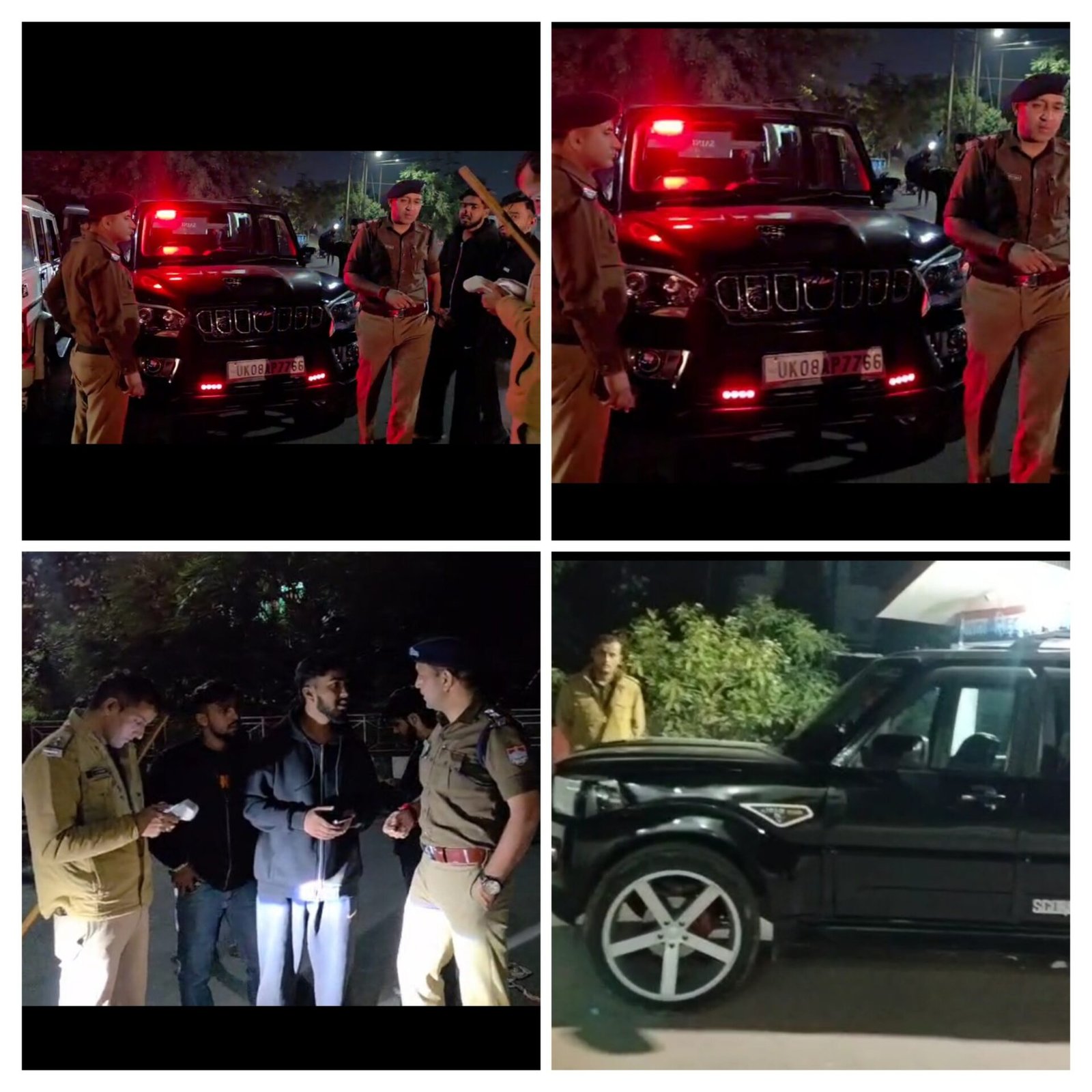 वीआईपी बनने का शौक पड़ा महंगा! सिडकुल पुलिस की सख्त चेकिंग में लाल-नीली बत्ती वाली स्कॉर्पियो सीज-