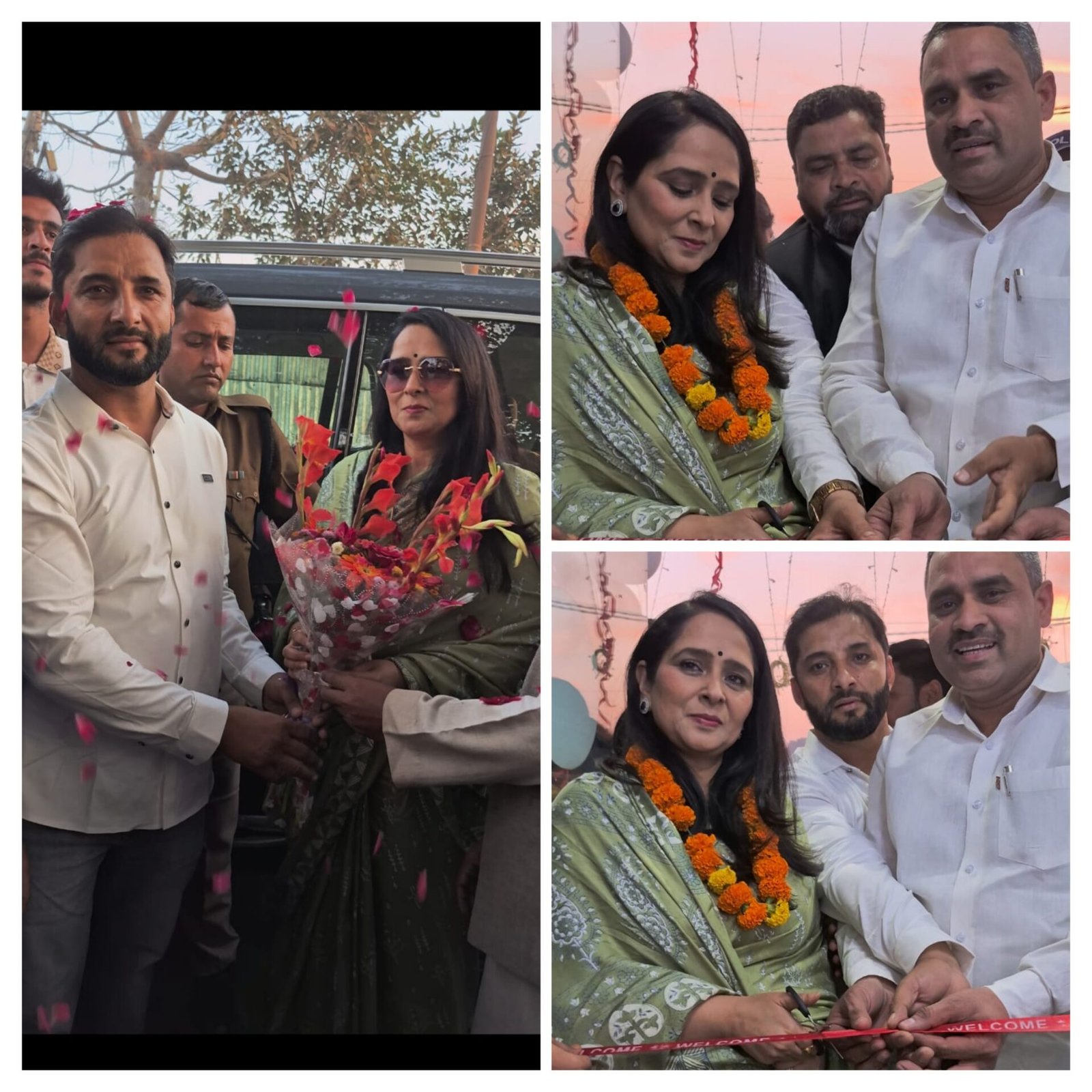 गोल्डन टेलीकॉम एंड इलेक्ट्रॉनिक्स का भव्य आगाज़! विधायक धर्मपत्नी सोनिया शर्मा ने किया उद्घाटन, स्कूटी और सैकड़ों उपहारों की हुई बौछार 1 20251118 214056 COLLAGE