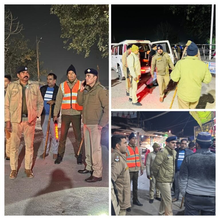 ADG के आदेश पर कलियर में आधी रात को पुलिस का मेगा-शो: एक-एक अपराधी पर पैनी नज़र-