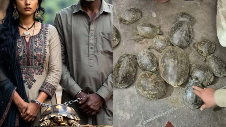 Dehradun  Police की बड़ी कार्रवाई: संरक्षित प्रजाति के 14 कछुओं की तस्करी करते पति पत्नी गिरफ्तार