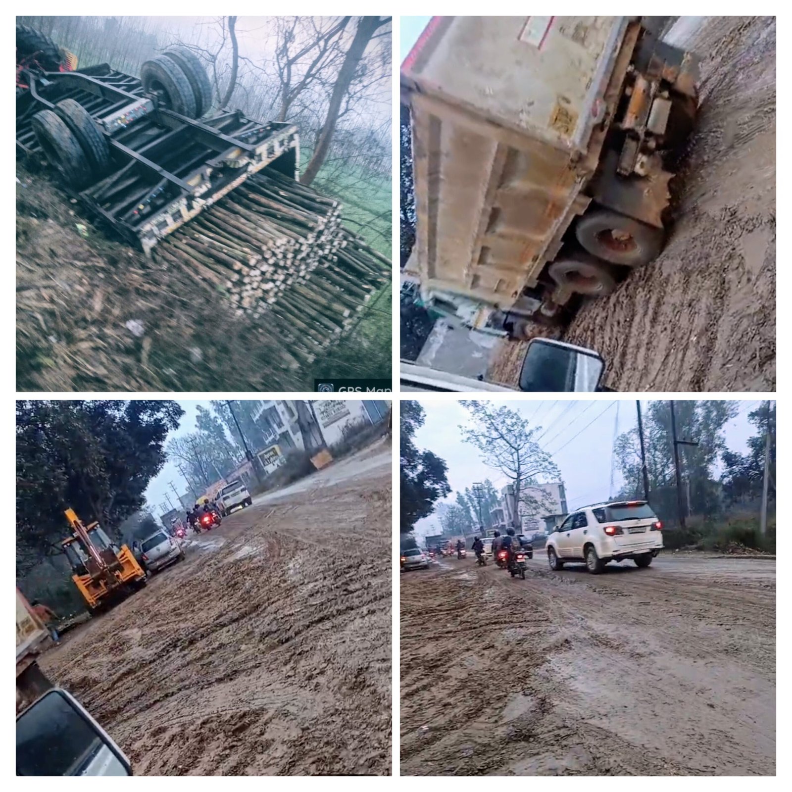 खनन माफिया की हवस और विभाग की चुप्पी: इमलीखेड़ा रोड पर टला भीषण हादसा, मौत के मुहाने से बचकर निकला ट्रैक्टर चालक!