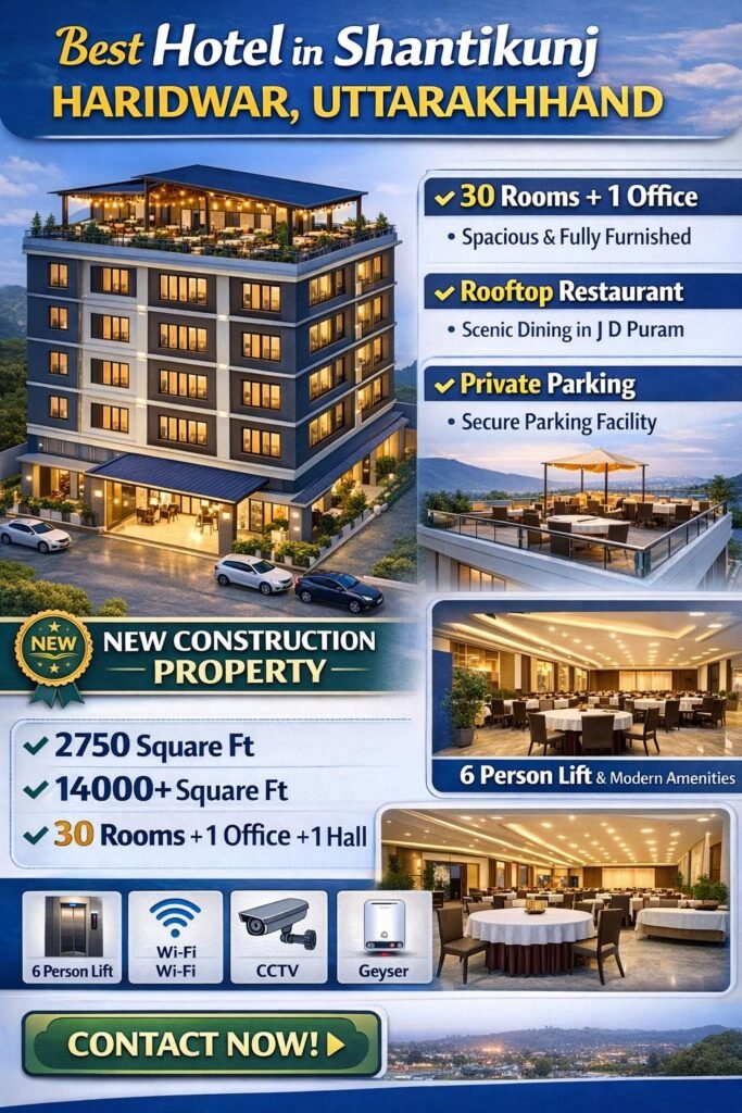 Hotel for Sale in Haridwar 
