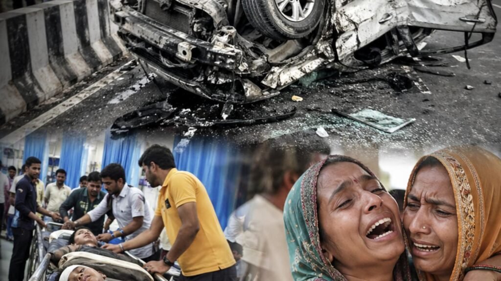 हरिद्वार से अस्थि विसर्जन कर लौट रहे परिवार की काल पलटी, ननद भाभी की मौत, कई घायल
