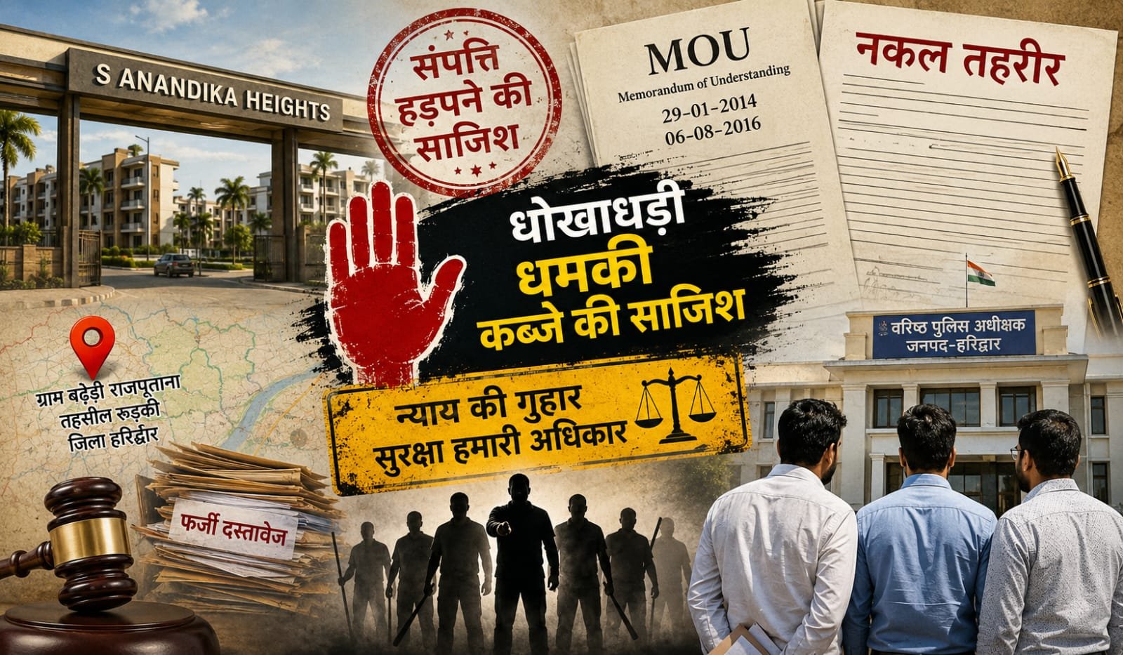 Property in Haridwar बिल्डर की मौत के बाद पत्नी बच्चों पर बेईमान होने का आरोप, करोड़ों के हाउसिंग प्रोजेक्ट पर कब्जे में कूदे माफिया, मुकदमा दर्ज 