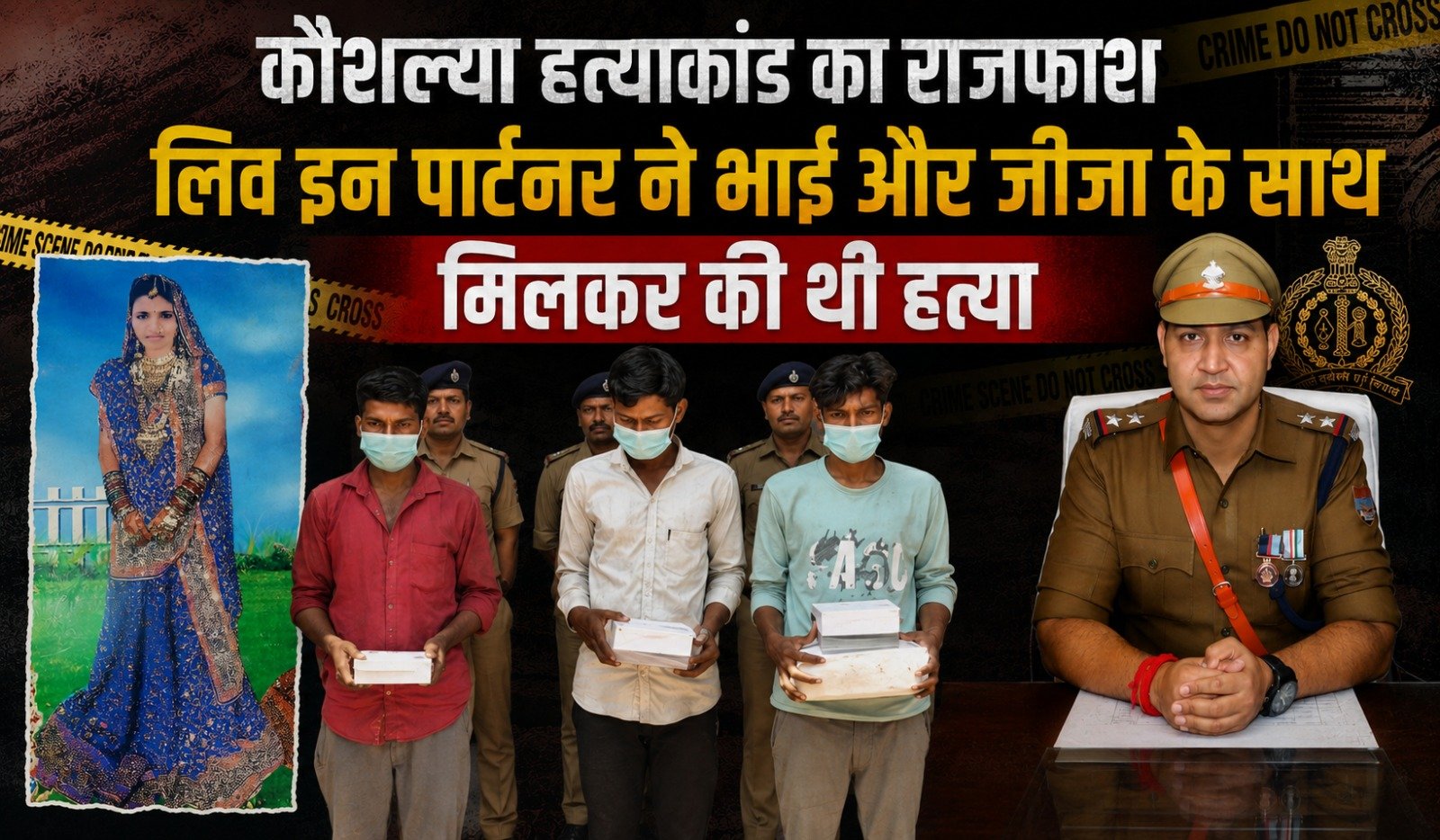 कौशल्या हत्याकांड : लिव इन पार्टनर ने भाई और जीजा के साथ मिलकर की थी हत्या, क्या था मकसद