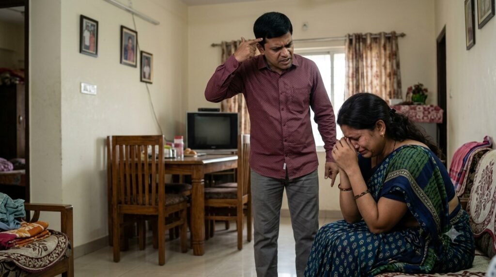 Wife Murder Case पत्नी ने काम के लिए टोका तो पति ने कर दी बेहरमी से हत्या, बच्चे गए थे स्कूल